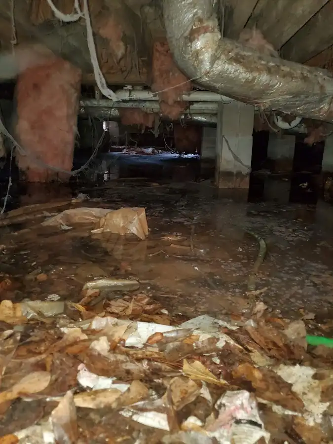 Crawl space flood assessment for Leak Detection & Repair in Hingham