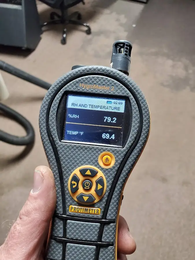Moisture meter humidity assessment for Fire & Smoke Damage Restoration in Hingham